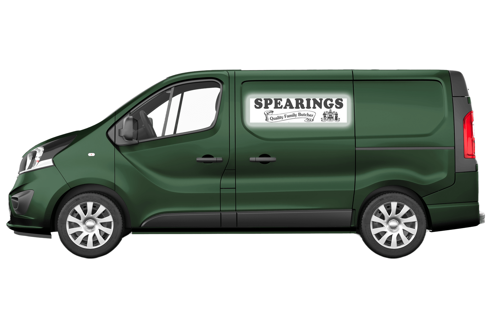 Spearings branded delivery van